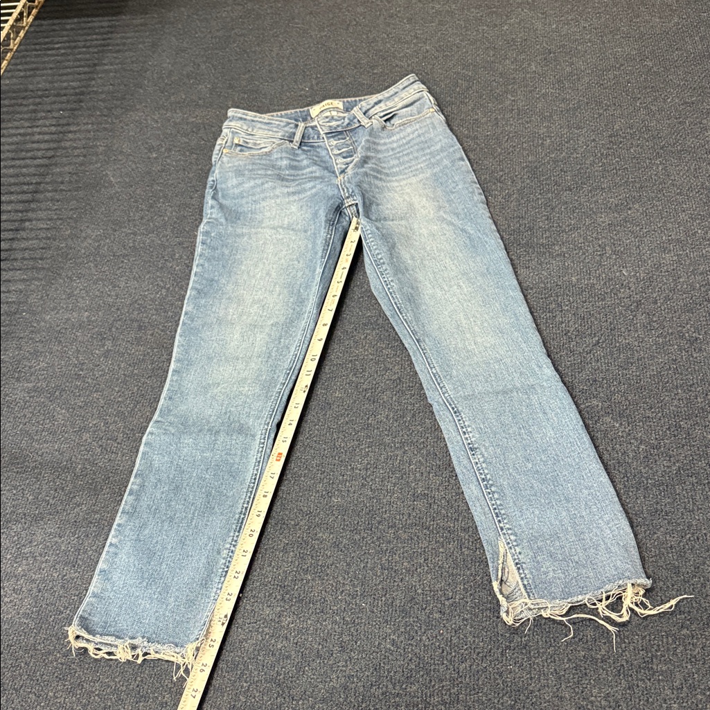 Paige Hoxton Ankle Skinny Button Fly